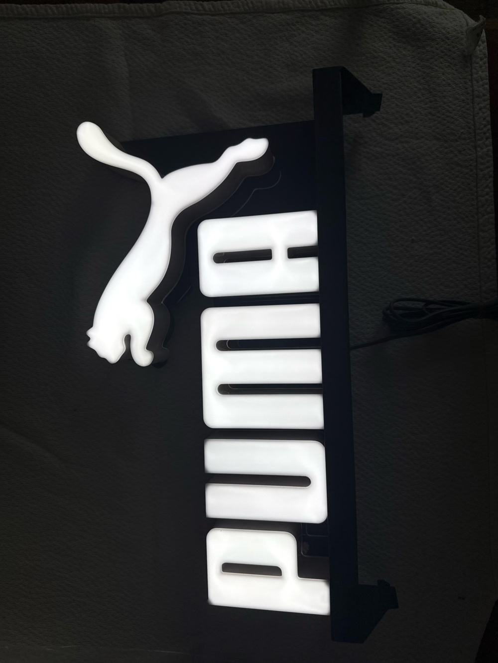PUMA LED light sign